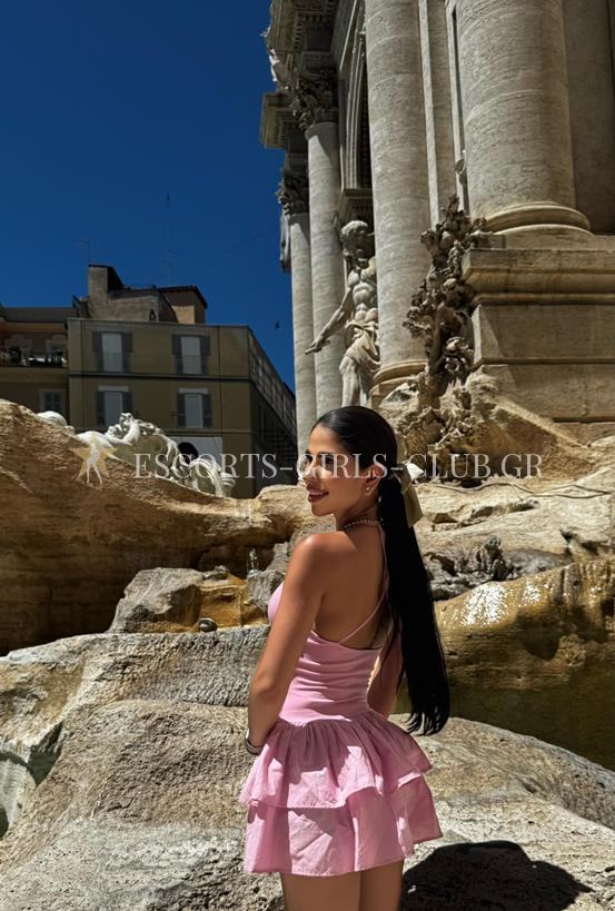 EROTIC BRUNETTE LATIN VIP TOP CALL GIRL VISITA ESCORT IN ATHENS HELENA