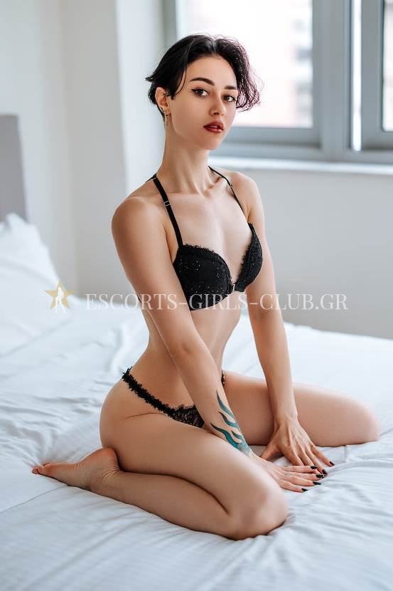 SENSUAL EROTIC SUPER SEXY CHOPPED TONGUE GOTH EMO VISITA CALLGIRL ESCORT IN ATHENS HANNA